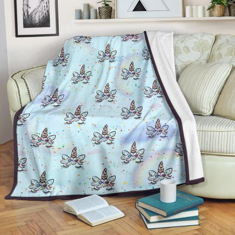 Pattern Unicorn Best Seller Fleece Blanket Gift For Fan, Premium Comfy Sofa Throw Blanket Gift