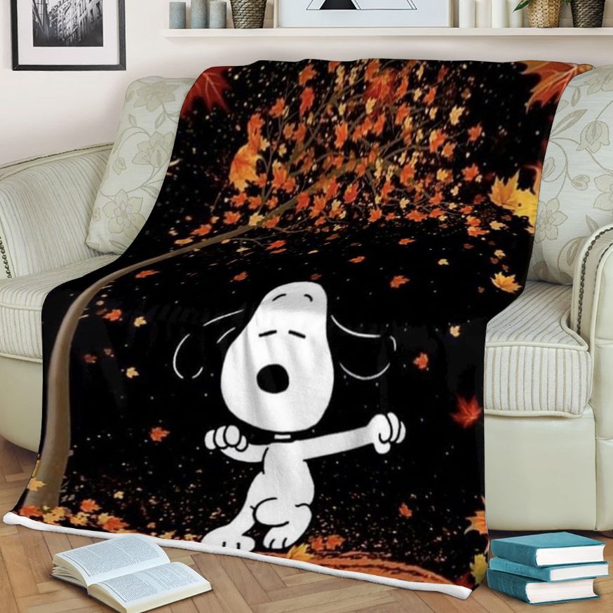 Peanuts Snoopy Dance, Gift For Fan Comfy Sofa Throw Blanket Gift
