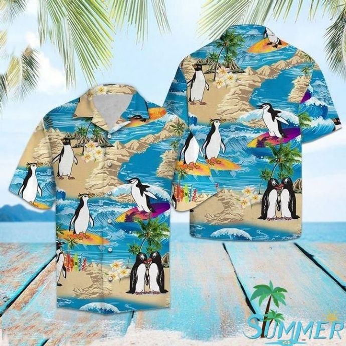 Penguin Lover Hawaiian Shirt