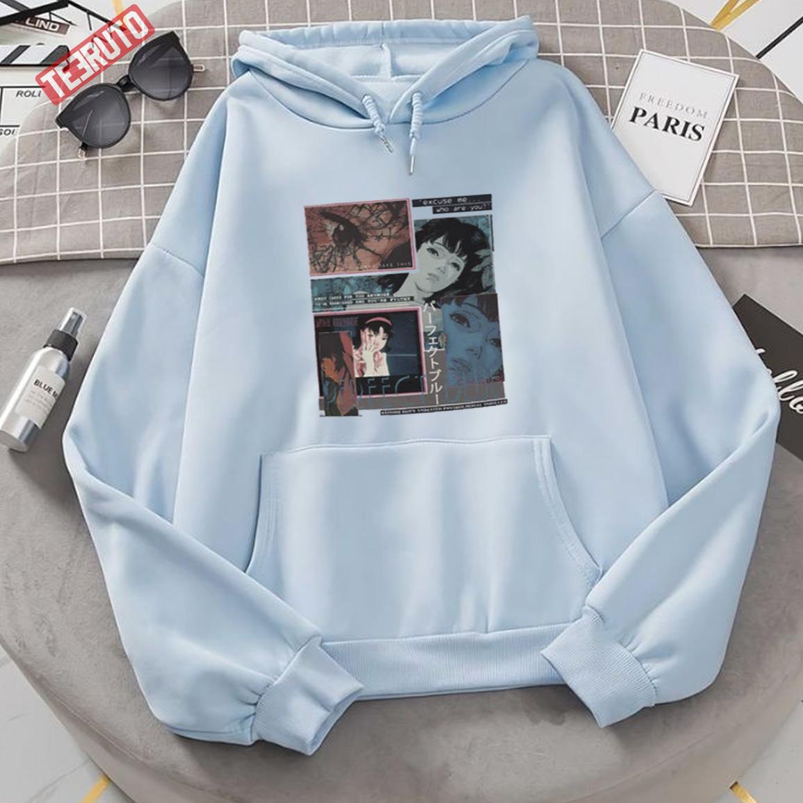 Perfect Blue Animated Series Haruo Sotozaki Mima Kirigoe Japanese Pop Streetwear Unisex Hoodie