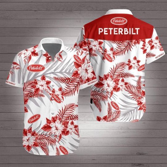 Peterbilt Tropical Hawaiian Shirt - Teeruto