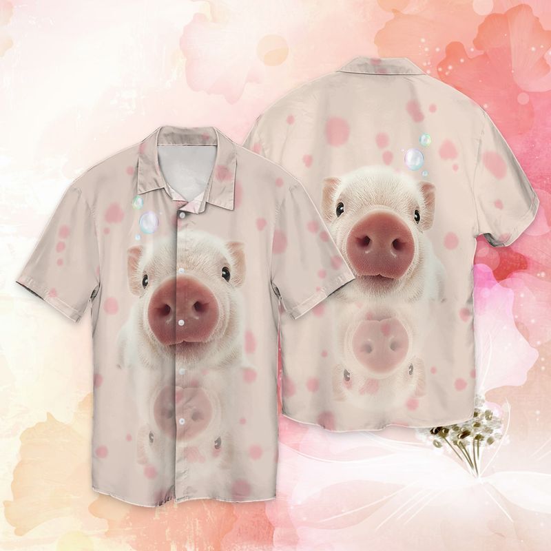 Pig Lovely Hawaiian Shirt