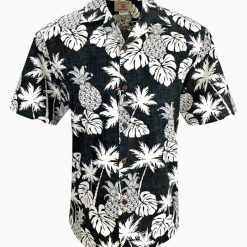 Pineapple Leaf Print Made In Hawaiian Shirt