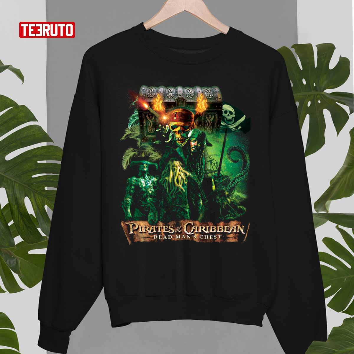 Pirates Of The Carribean Vintage Bootleg Style Unisex Sweatshirt