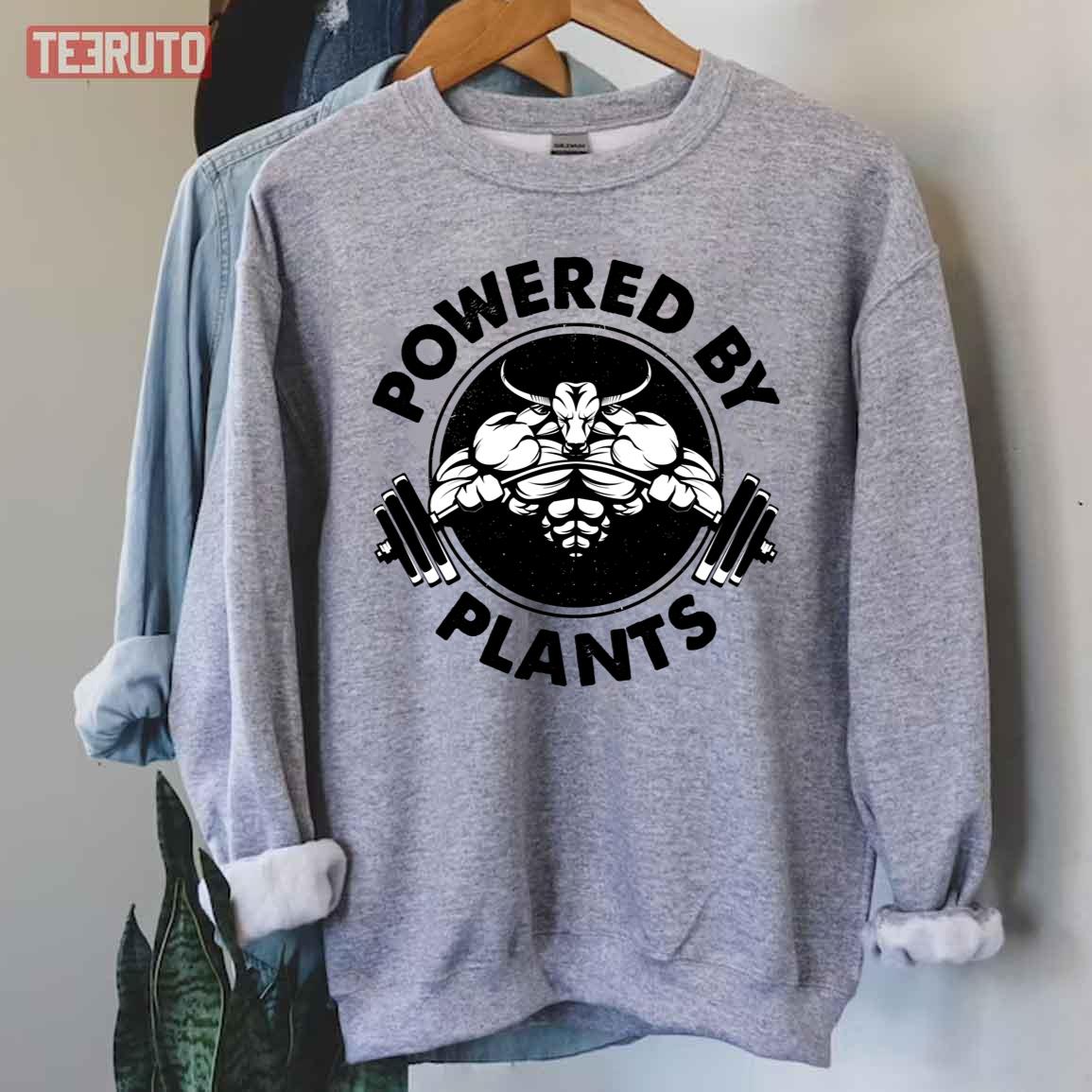 Plant Powered Vegan Workout Unisex Sweatshirt