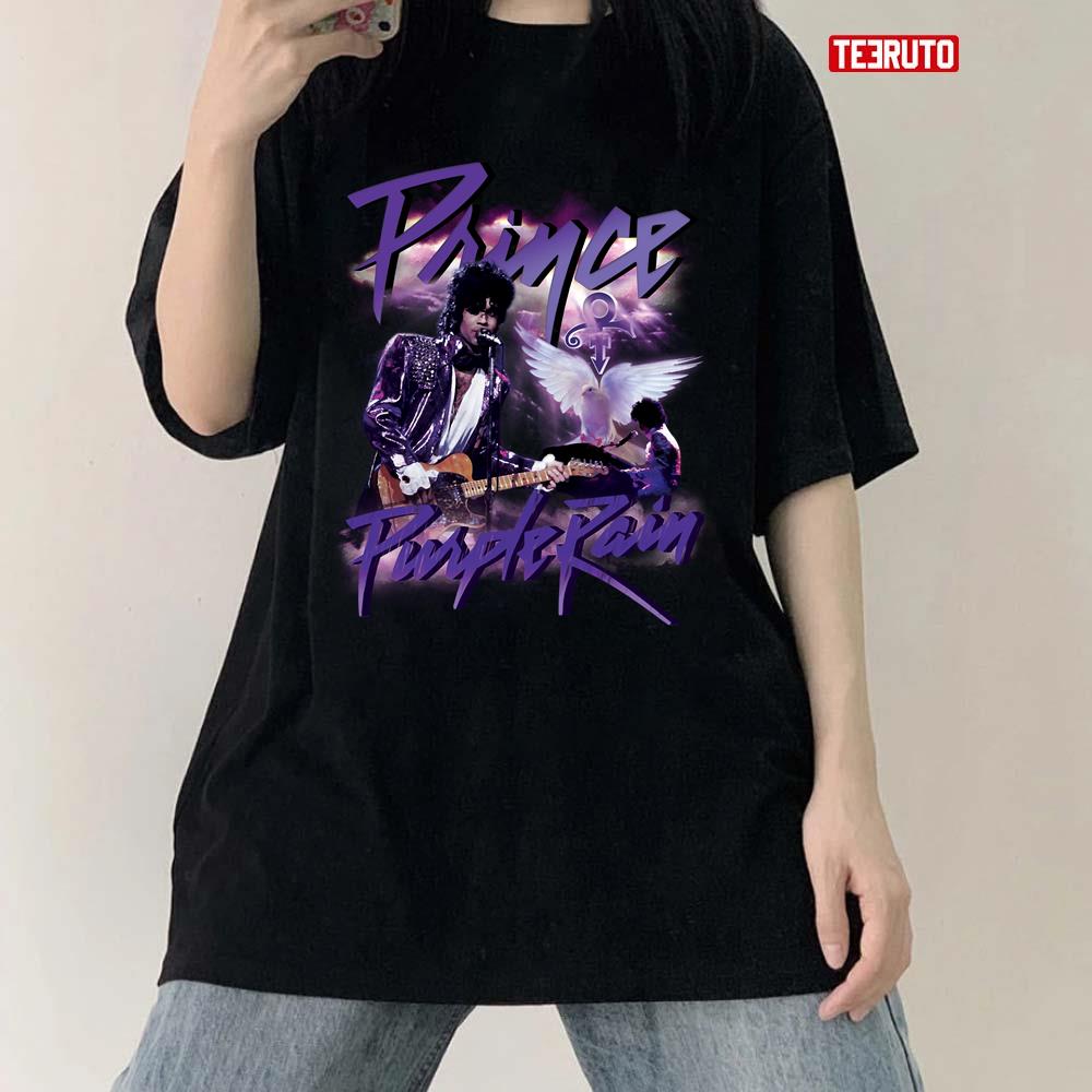 Prince Purple Rain Vintage 90s Bootleg Rap Style Unisex T-Shirt