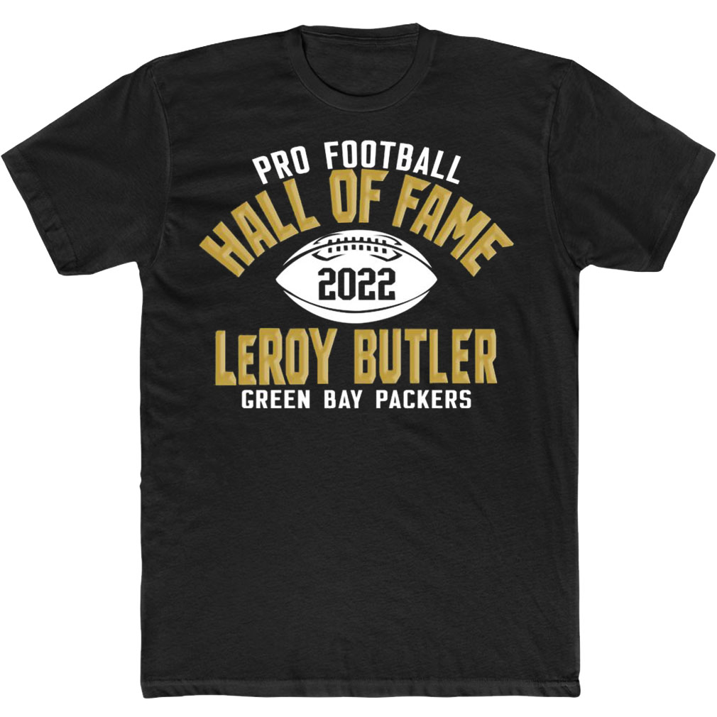 Pro Football Hall Of Fame 2022 Leroy Butler Green Bay Packers T-Shirt