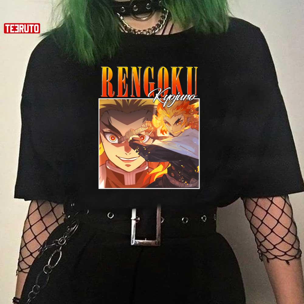 Rengoku Kyojuro Anime Homage Demon Slayer Unisex T-Shirt