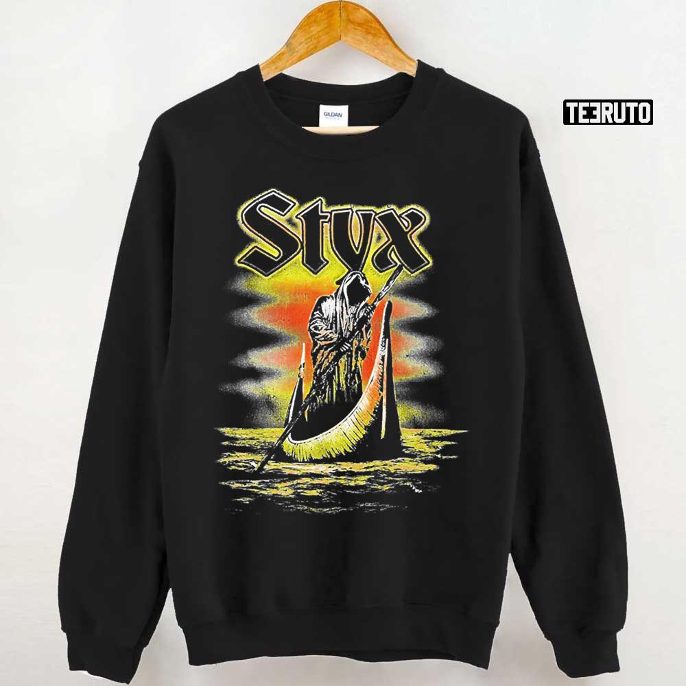 Styx Vintage Band Logo Shirt, Men's Graphic Rock Band Tees