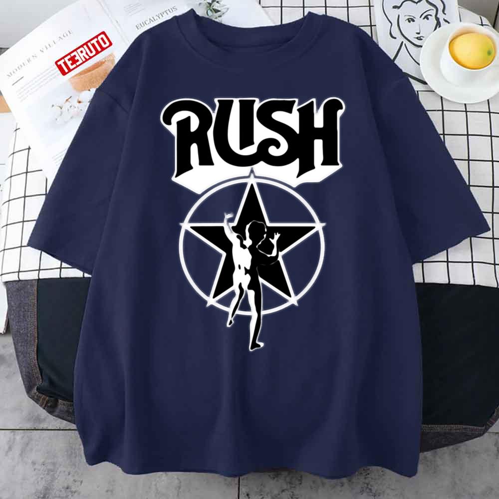 Rush Rock Black Art Logo Unisex T-Shirt