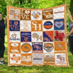 Sam Houston State Bearkats Shsb Quilt Blanket