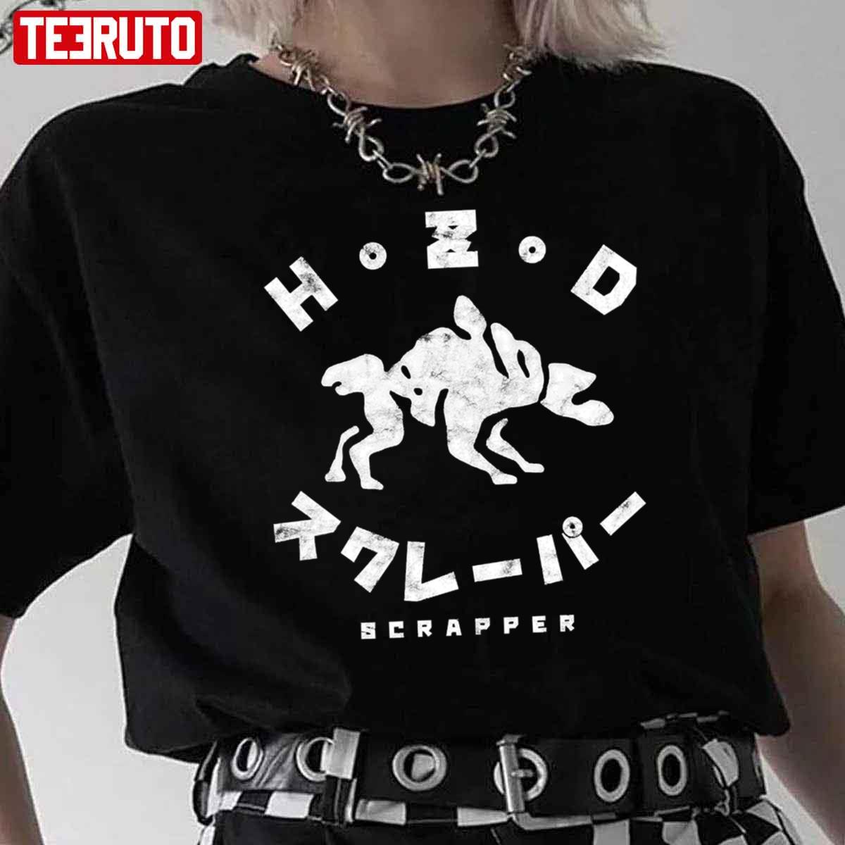 Scrapper Kanji Horizon Zero Dawn Unisex T-Shirt - Teeruto