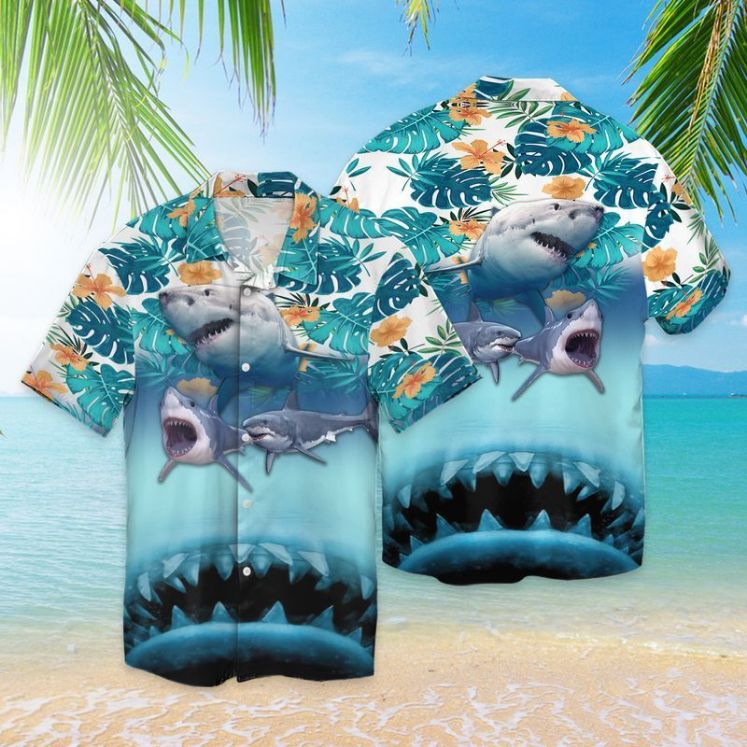 Shark Ocean 1 Hawaiian Shirt