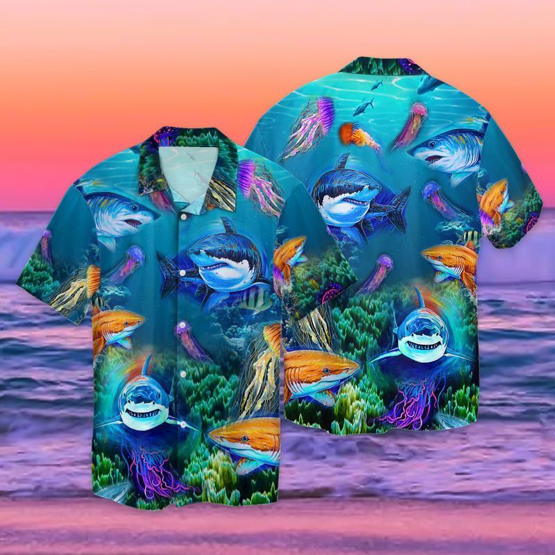 Shark Ocean Hawaiian Shirt