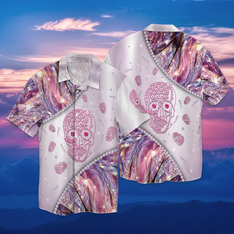 Skull Diamond Hawaiian Shirt