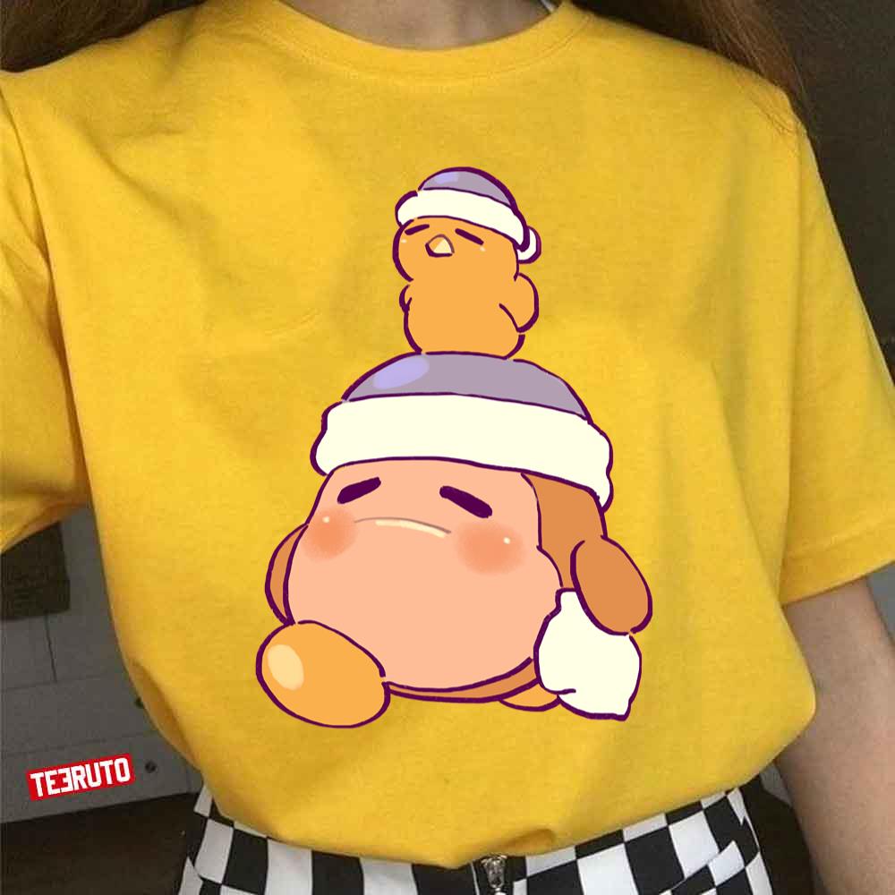 Sleepy Waddle Dee Kirby Pupupu Friends Figurine Unisex T-Shirt