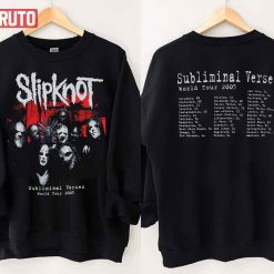 Slipknot World Tour 2005 Vintage Double Sides Print Unisex Sweatshirt