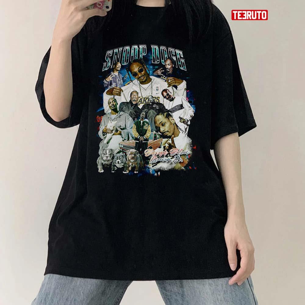 Snoop Dogg Rapper Vintage Retro 90s Bootleg Rap Style Unisex T