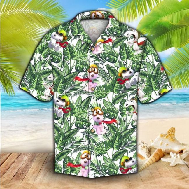 Snoopy With Summer Funny Hawaiian Shirt