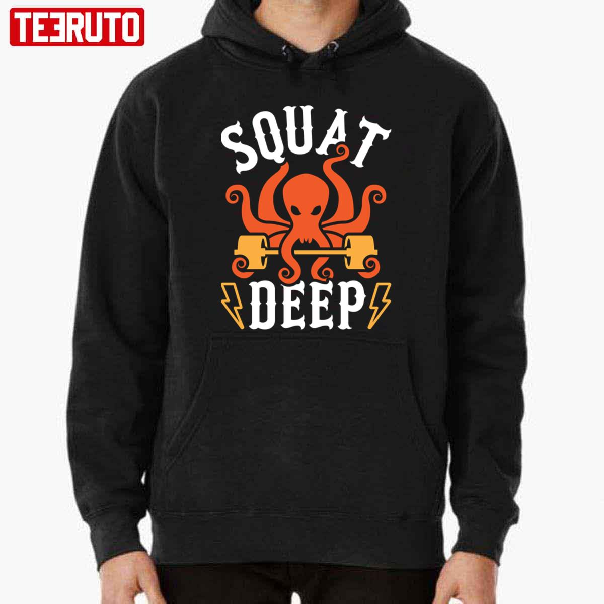 Squat Deep Kraken Unisex Hoodie