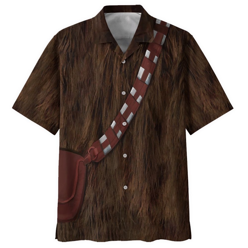 Star Wars Chewbacca Cosplay Hawaiian Shirt