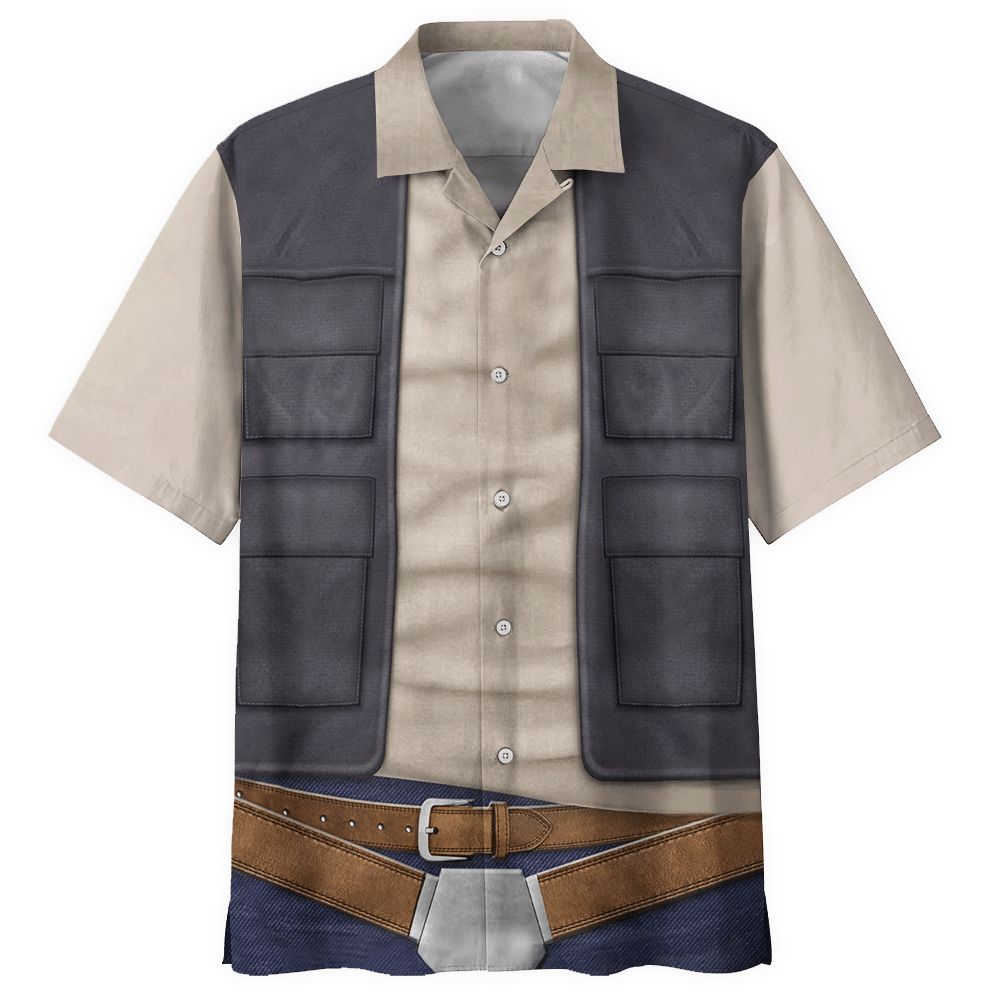 Star Wars Han Solo Cosplay Hawaiian Shirt