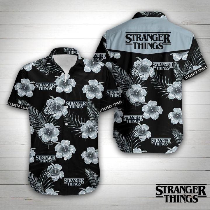 Stranger Things Floral Hawaiian Shirt