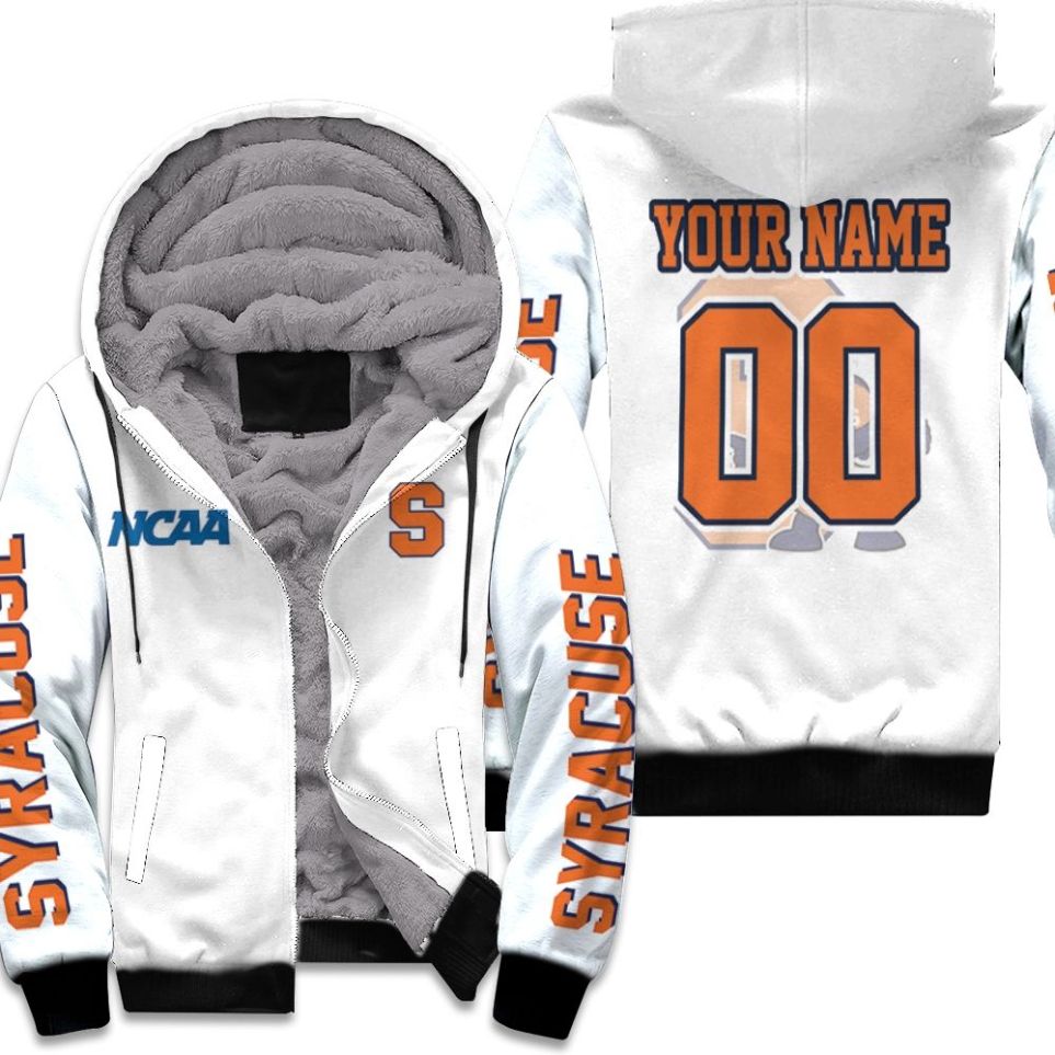 Syracuse Orange Ncaa Bomber 3d Personalized Fleece Hoodie