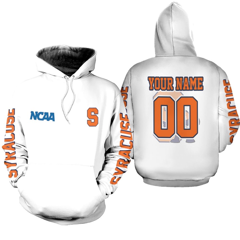 Syracuse Orange Ncaa Bomber 3d Personalized Hoodie