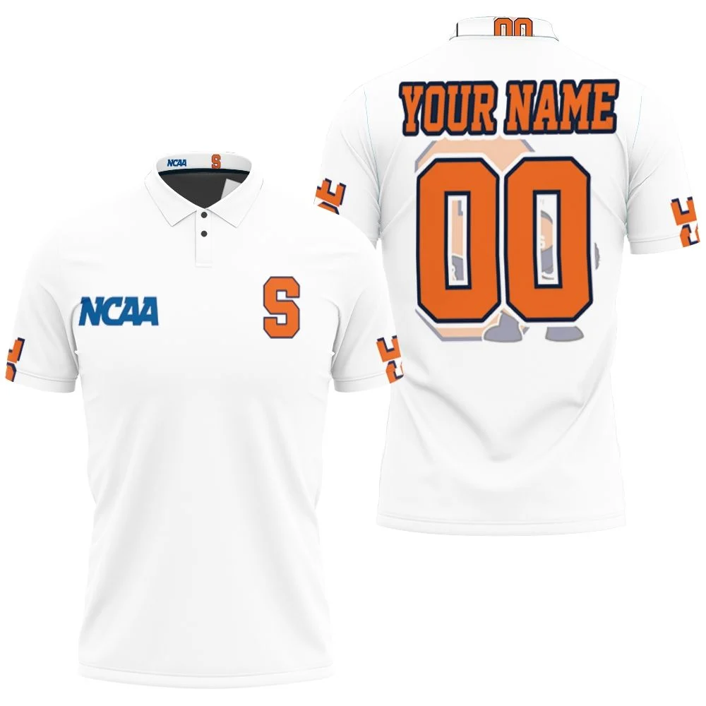 Syracuse Orange Ncaa Bomber 3d Personalized Polo Shirt