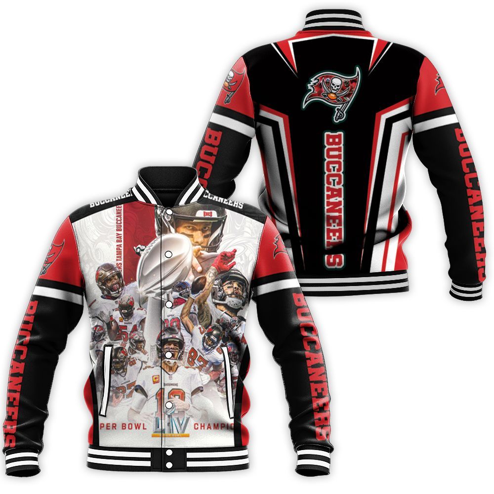 Tampa Bay Buccaneers 2021 Super Bowl Champs Baseball Jacket