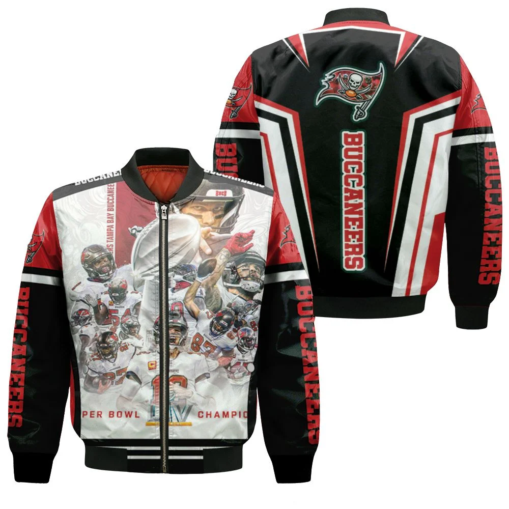 Tampa Bay Buccaneers 2021 Super Bowl Champs Bomber Jacket