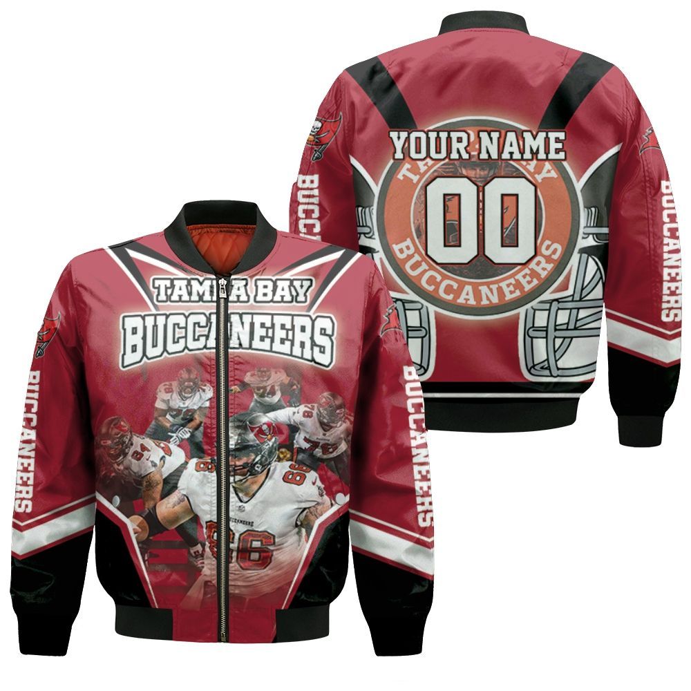 Tampa Bay Buccaneers 2021 Super Bowl Champs Personalized Bomber Jacket