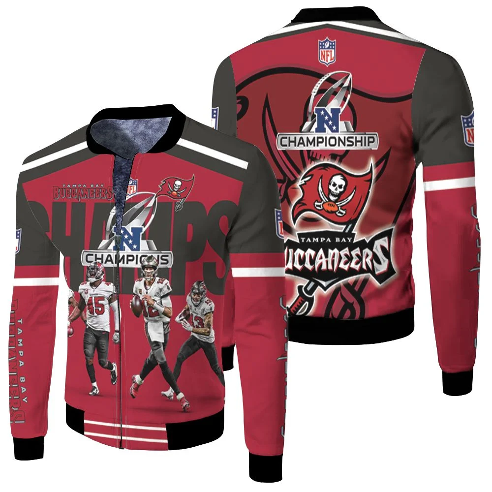 Tampa Bay Buccaneers Champions Fleece Bomber Jacket