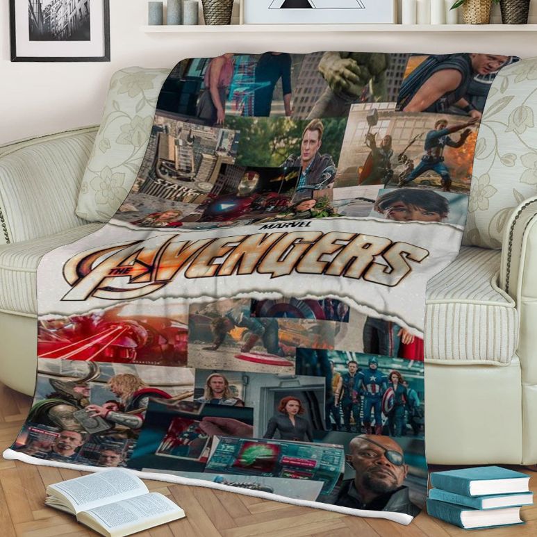 The Avenger Marvel Gift, The Avenger Marvel Gift For Fan Comfy Sofa Throw Blanket Gift