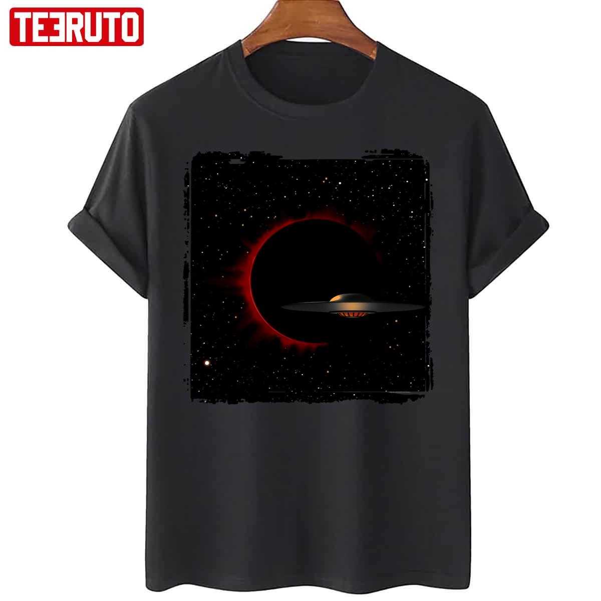 The Flying Saucer Spaceship C-57D Rising Unisex T-Shirt