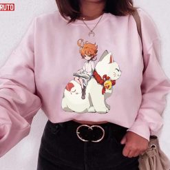 The Promised Neverland Emma And Cat Unisex Sweatshirt