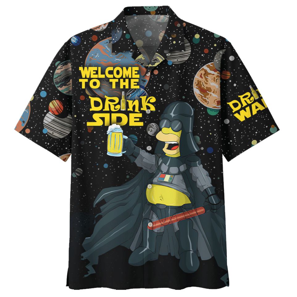 The Simpsons Welcome To The Drinks Side Hawaiian Shirt