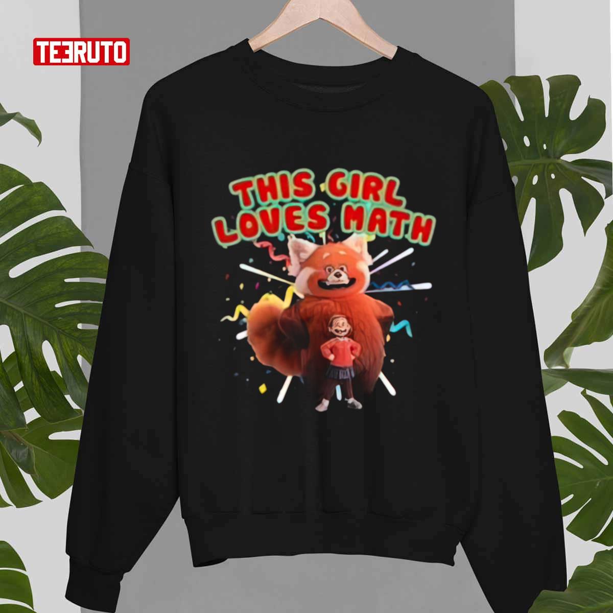 This Girl Loves Math From Turning Red Unisex Sweatshirt