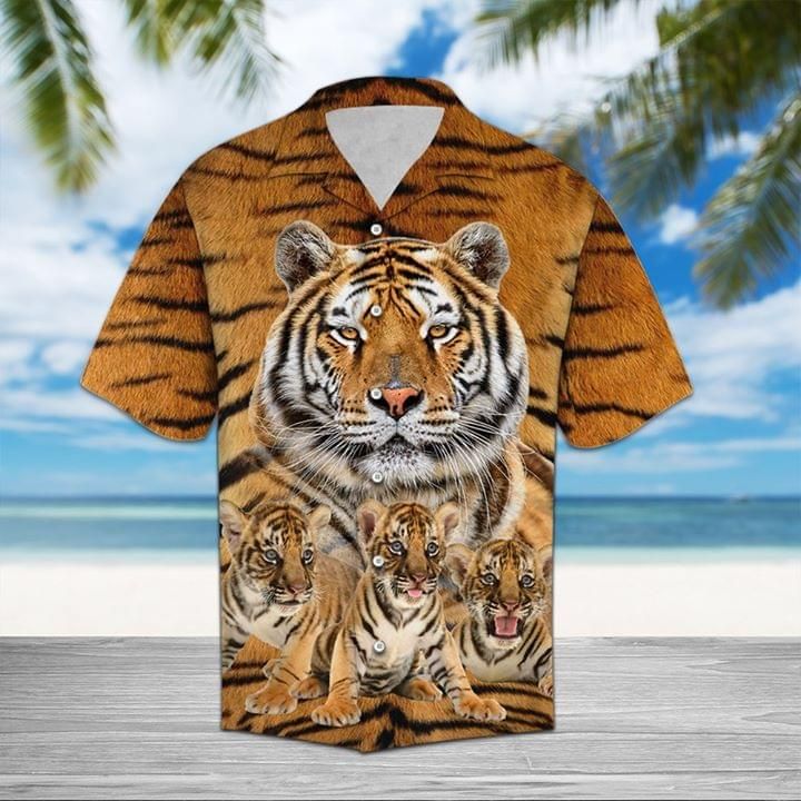 Tiger Funny Animal Lovers Hawaiian Shirt
