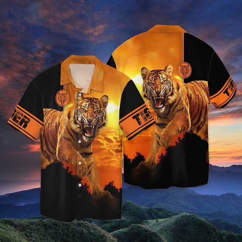 Tigger Sunset Hawaiian Shirt