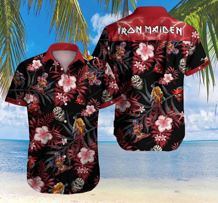 Iron Maiden Buffalo Bills Hawaiian Shirt