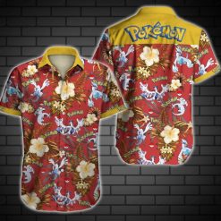 Tlmus Pokemon Lugia Hawaiian Shirt