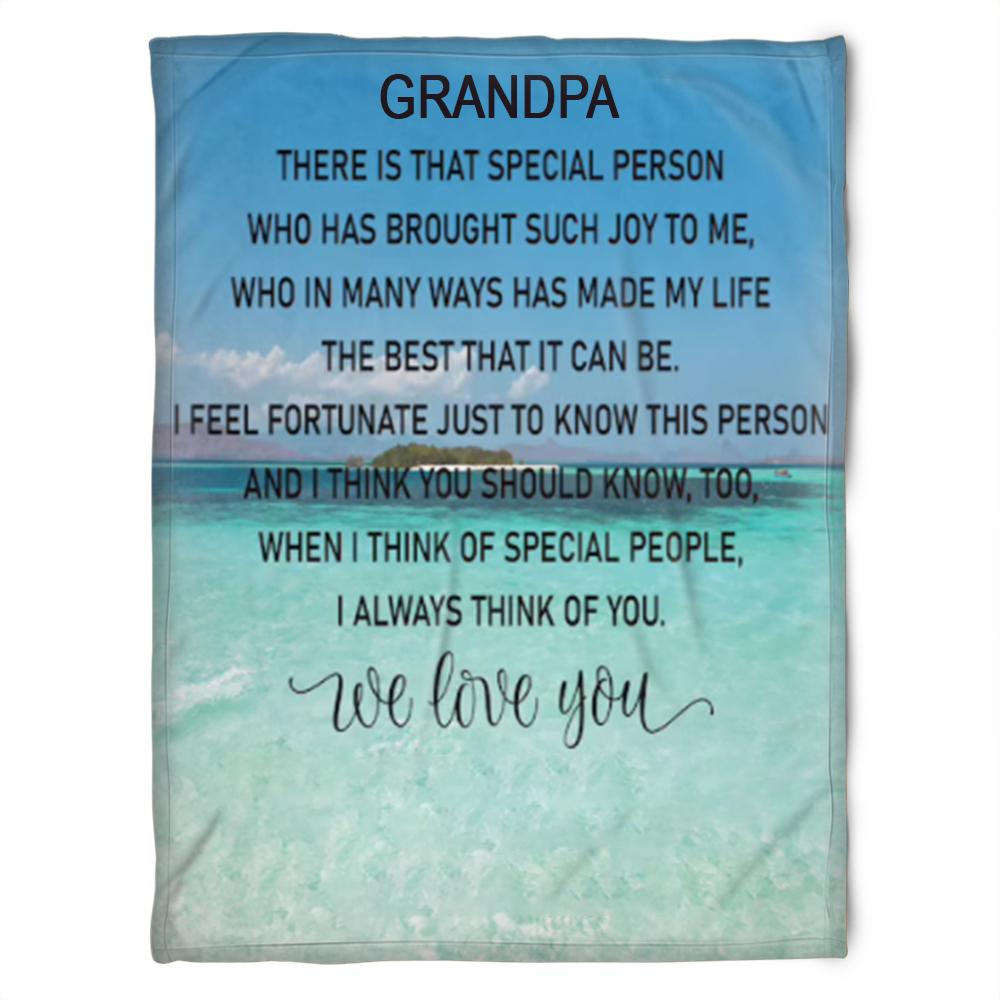 To-My-Grandpa-There-Is-Special-Person-Fleece-Blanket-For-Grandparents-From-Granddaughter-For-Grandson-Sofa