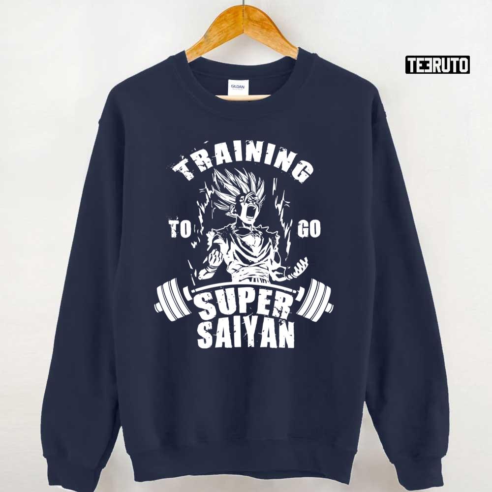 Training To Go Super Sayan Gohan Gym And Fitness Unisex Sweatshirt