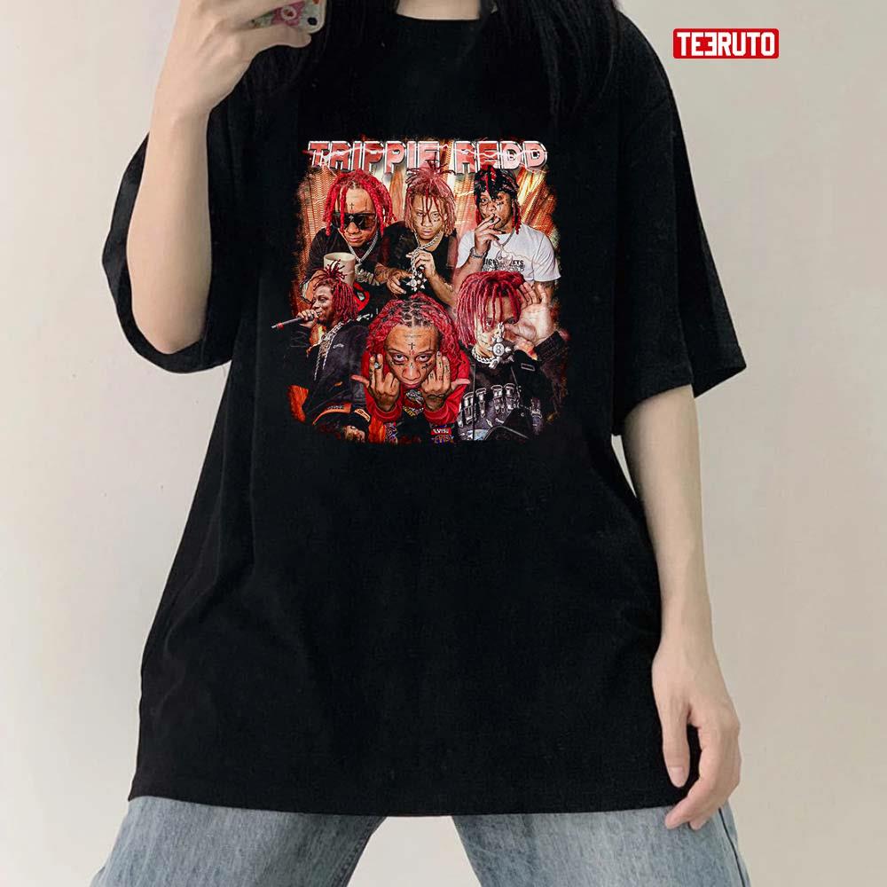 Trippie Rapper Retro 90s Bootleg Rap Style Unisex T-Shirt