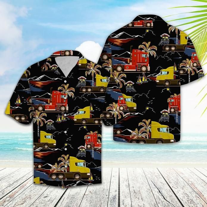 Trucker Vacation Hawaiian Shirt