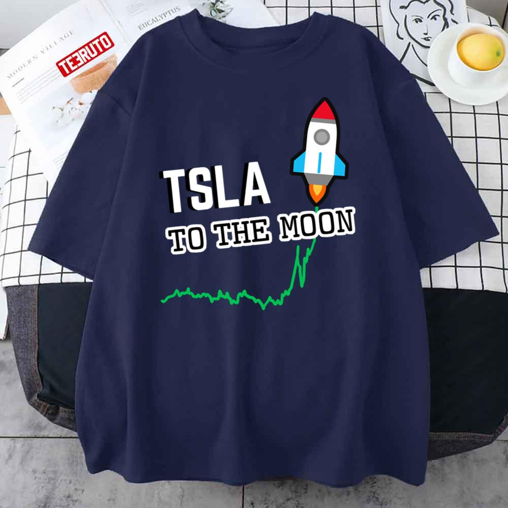 Tsla To The Moon Unisex T-Shirt