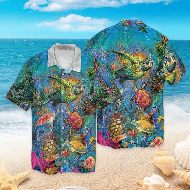 Turtle Ocean 2 Hawaiian Shirt