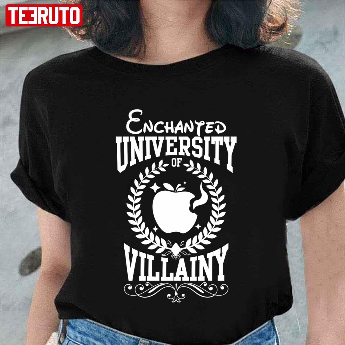 University Of Villainy Enchanted Movie Disney Vintage Unisex T-Shirt